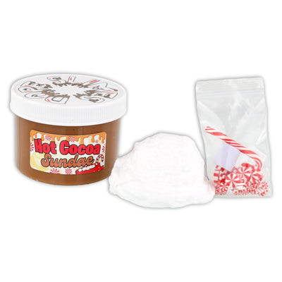 Hot Cocoa Sundae DIY Slime Kit - Shop Christmas Slimes - Dope Slime