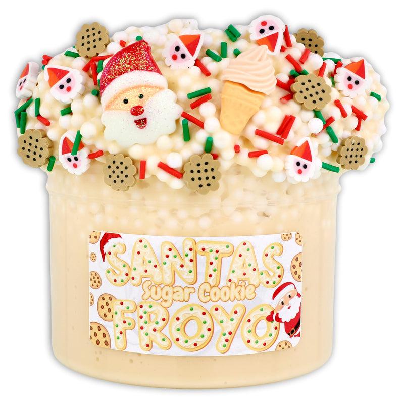 Santas Sugar Cookie Froyo Floam Slime - Shop Christmas Slimes - Dope Slime