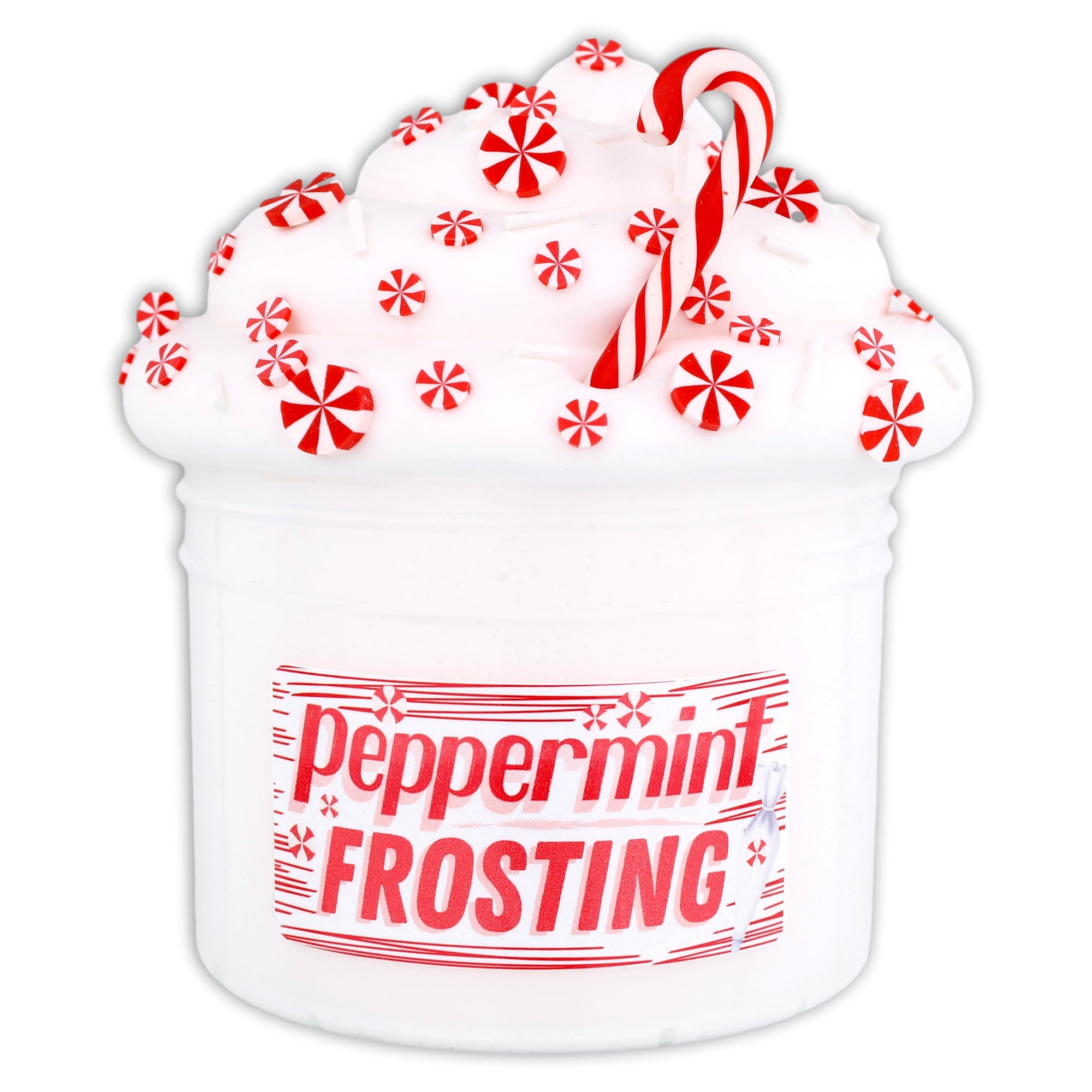 Peppermint Frosting Butter Slime - Shop Christmas Slimes - Dope Slime
