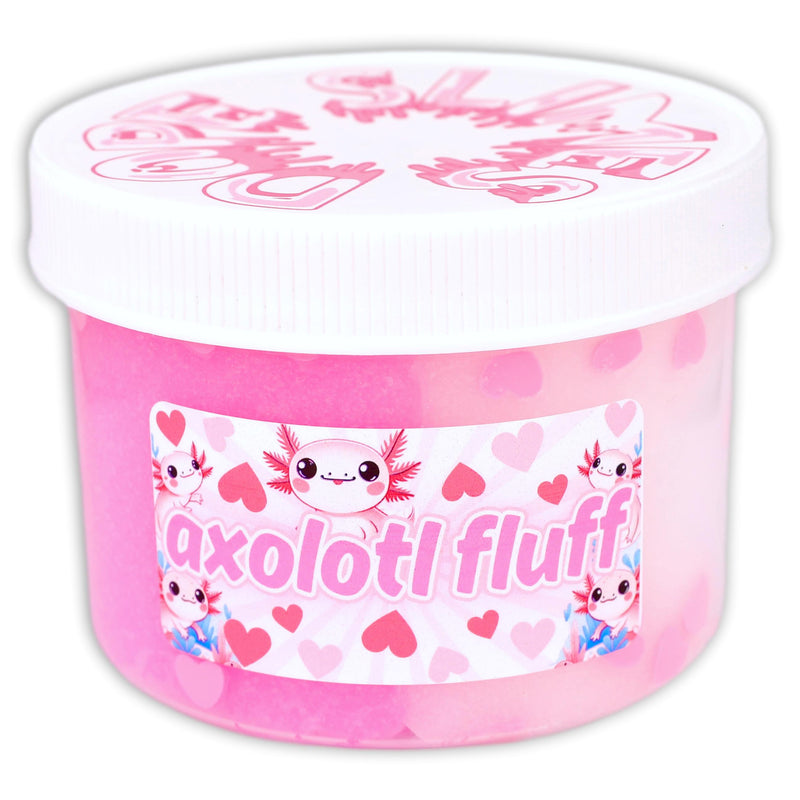 Axolotl Fluff Icee Textured Slime - Shop Slime - Dope Slimes