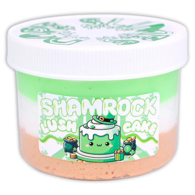 Shamrock Lush Cake Slime - Shop St Patrick's Slime - Dope Slimes