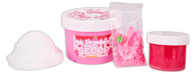 Pink Strawberry Scoop DIY Slime - Shop Slime - Dope Slimes