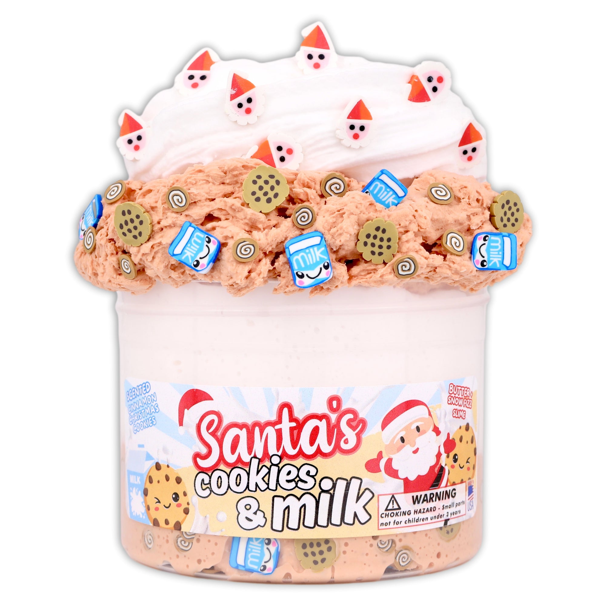 Santa's Cookies & Milk Hybrid Slime - Shop Christmas Slimes