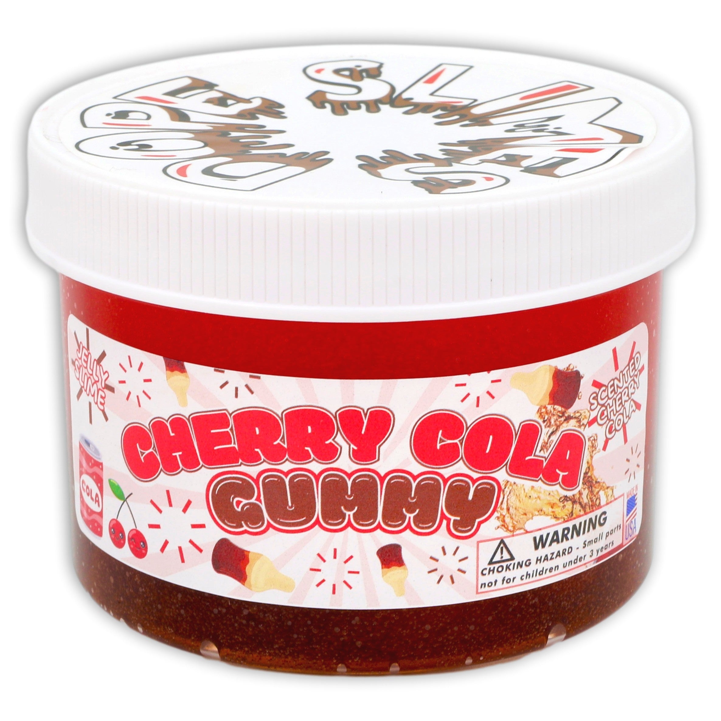Cherry Cola Gummy Jelly Slime - Shop Slimes - DOPESLIMES