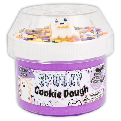 Spooky Cookie Dough Halloween Slime - Shop Slimes - DOPESLIMES