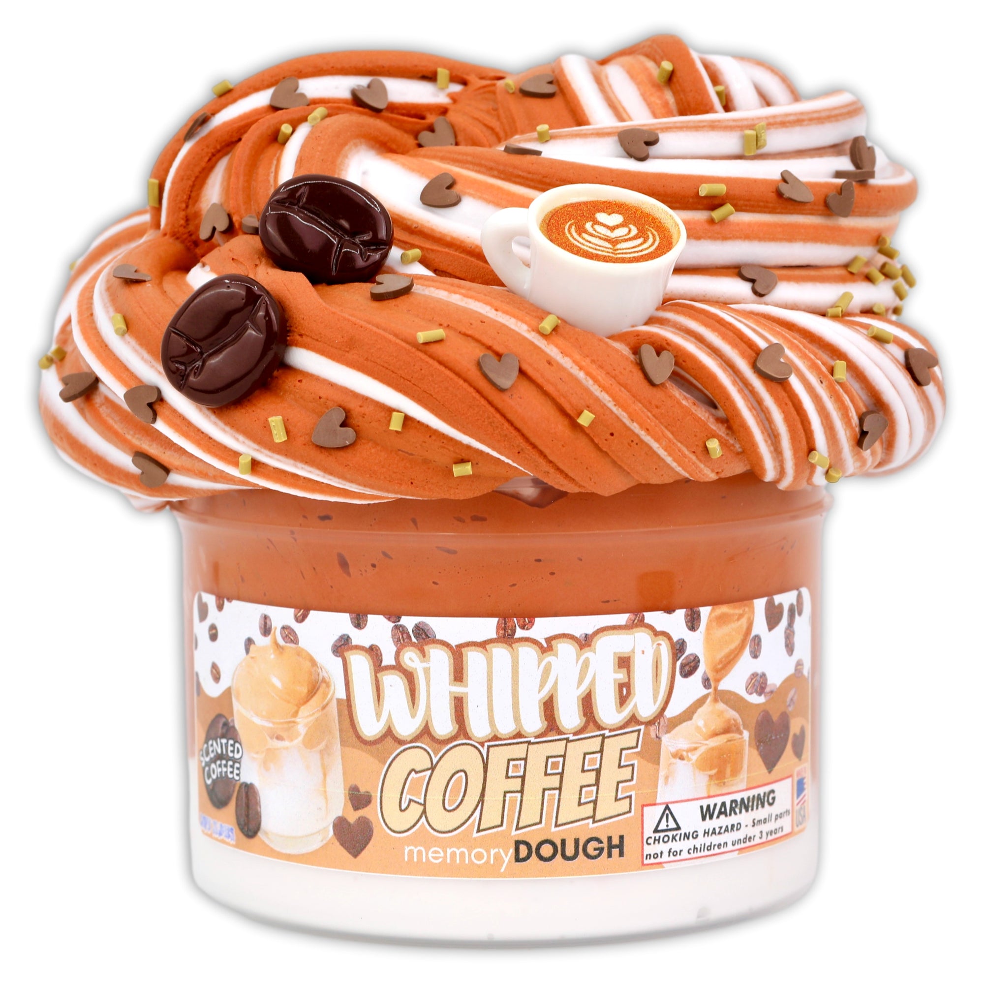 Whipped Coffee memoryDOUGH® Butter Slime - Shop Slime - Dope Slimes