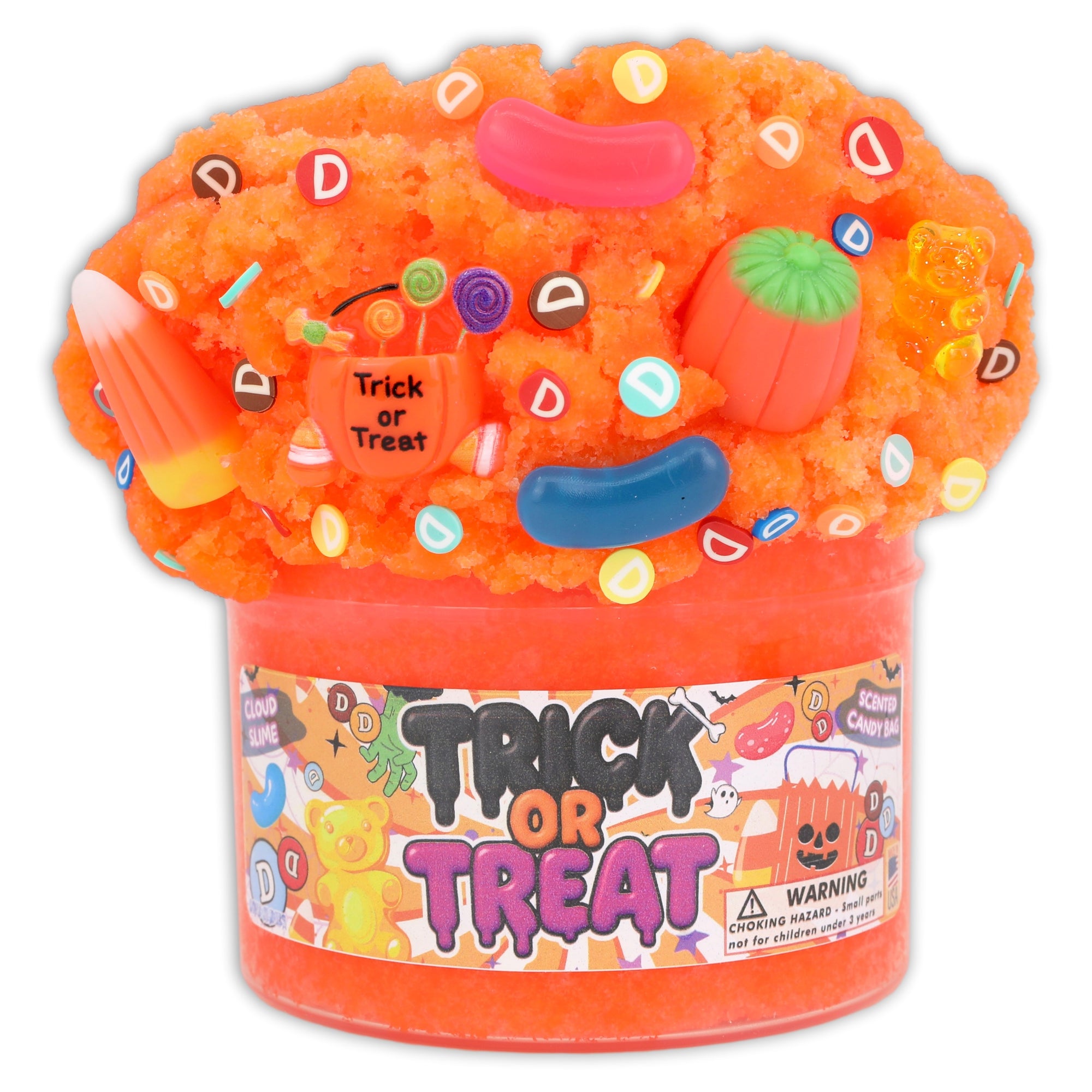 Trick or Treat Cloud Slime Scented - Buy Slime - Dope Slimes Halloween Shop
