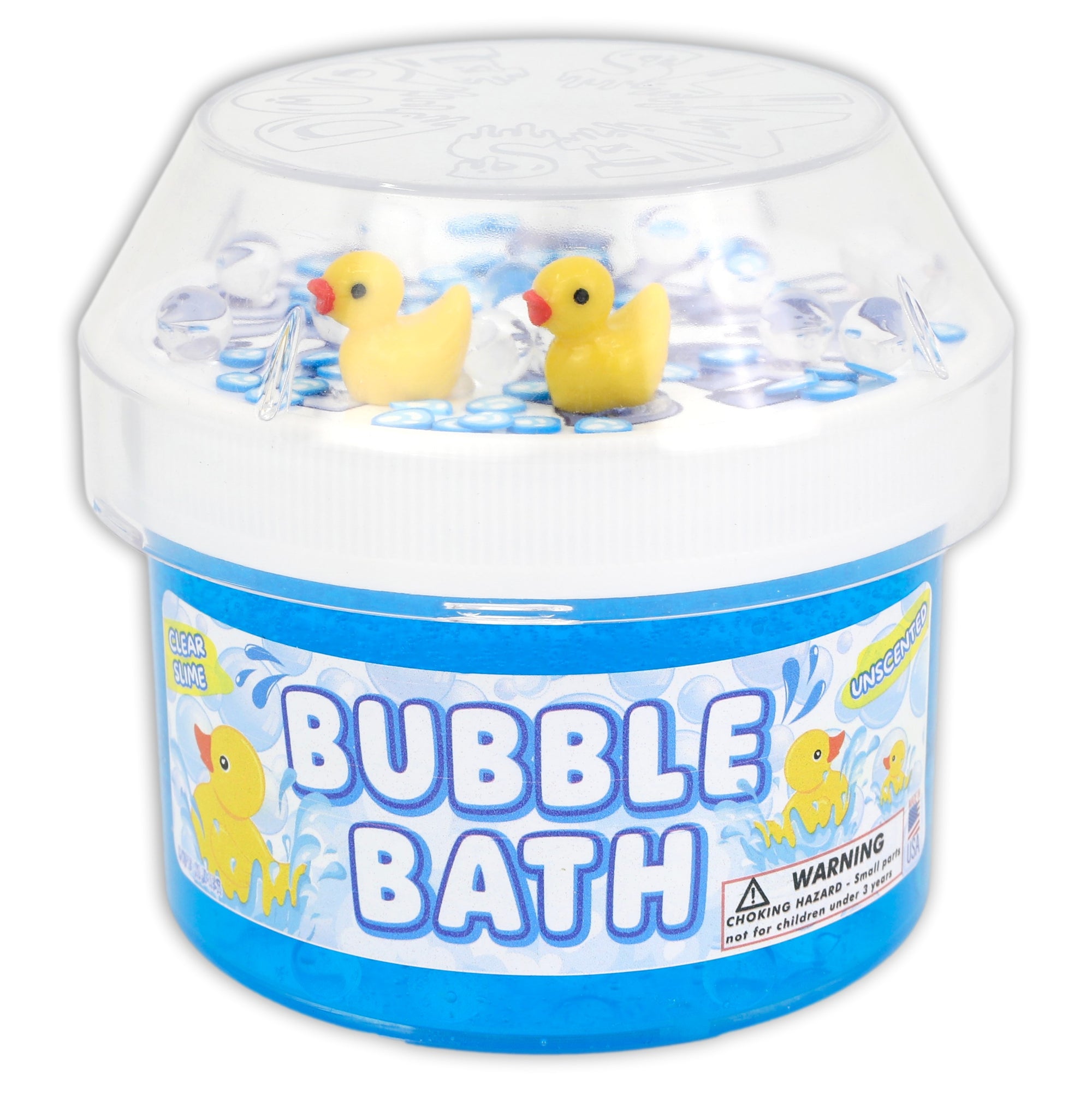 Bubble Bath Clear Slime - Shop Slime - Dope Slimes