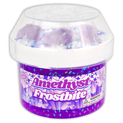 Amethyst Frostbite Bingsu Bead Glitter Slime - Dope Slimes