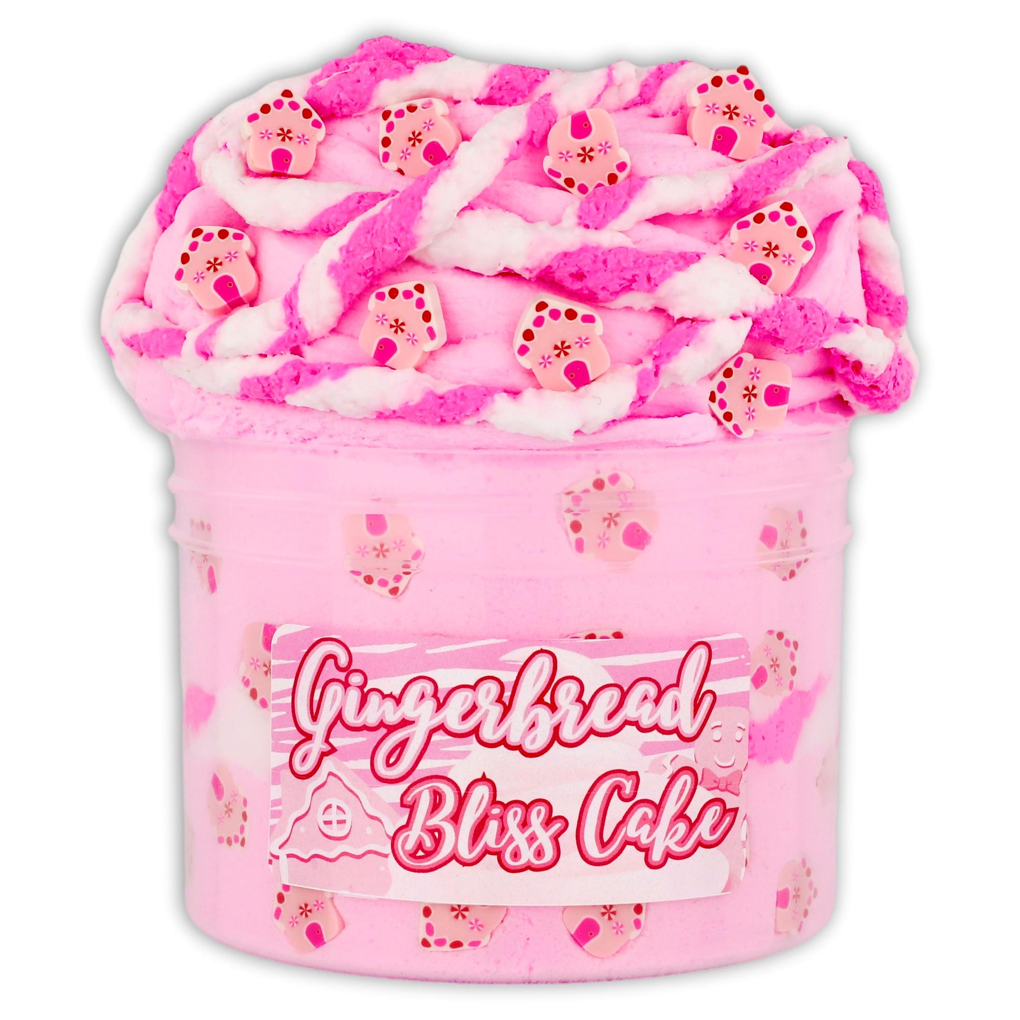 Gingerbread Bliss Cake Ice-Cream Slime - Shop Christmas Slimes - Dope Slimes