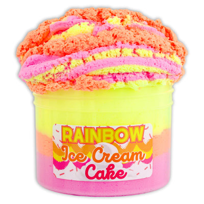 Rainbow Ice-Cream Cake