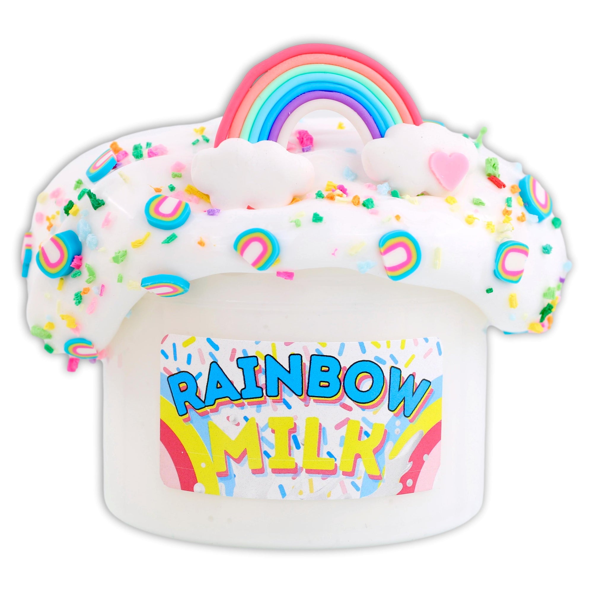 Rainbow Milk Thick & Glossy Slime - Shop Slime - Dope Slimes