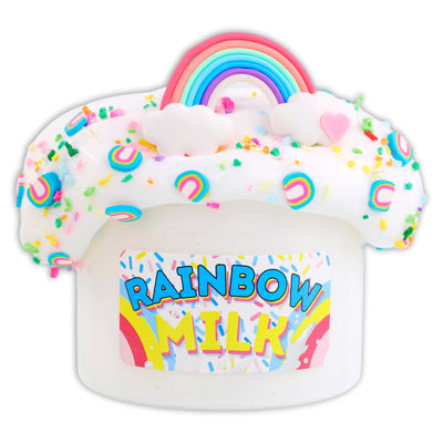 Rainbow Milk Thick & Glossy Slime - Shop Slime - Dope Slimes