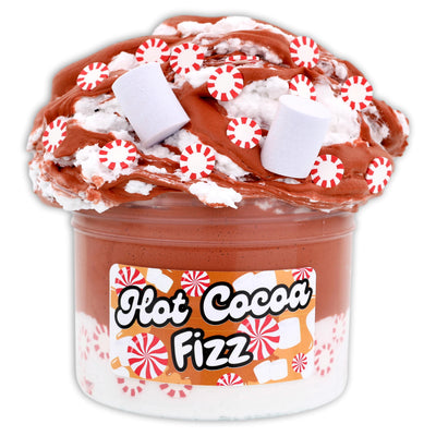Hot Cocoa Fizz Butter Hybrid Slime - Shop Christmas Slimes - DopeSlime