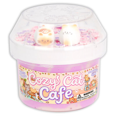 Cozy Cat Cafe Scented Slime - Shop Slimes - DOPESLIMES