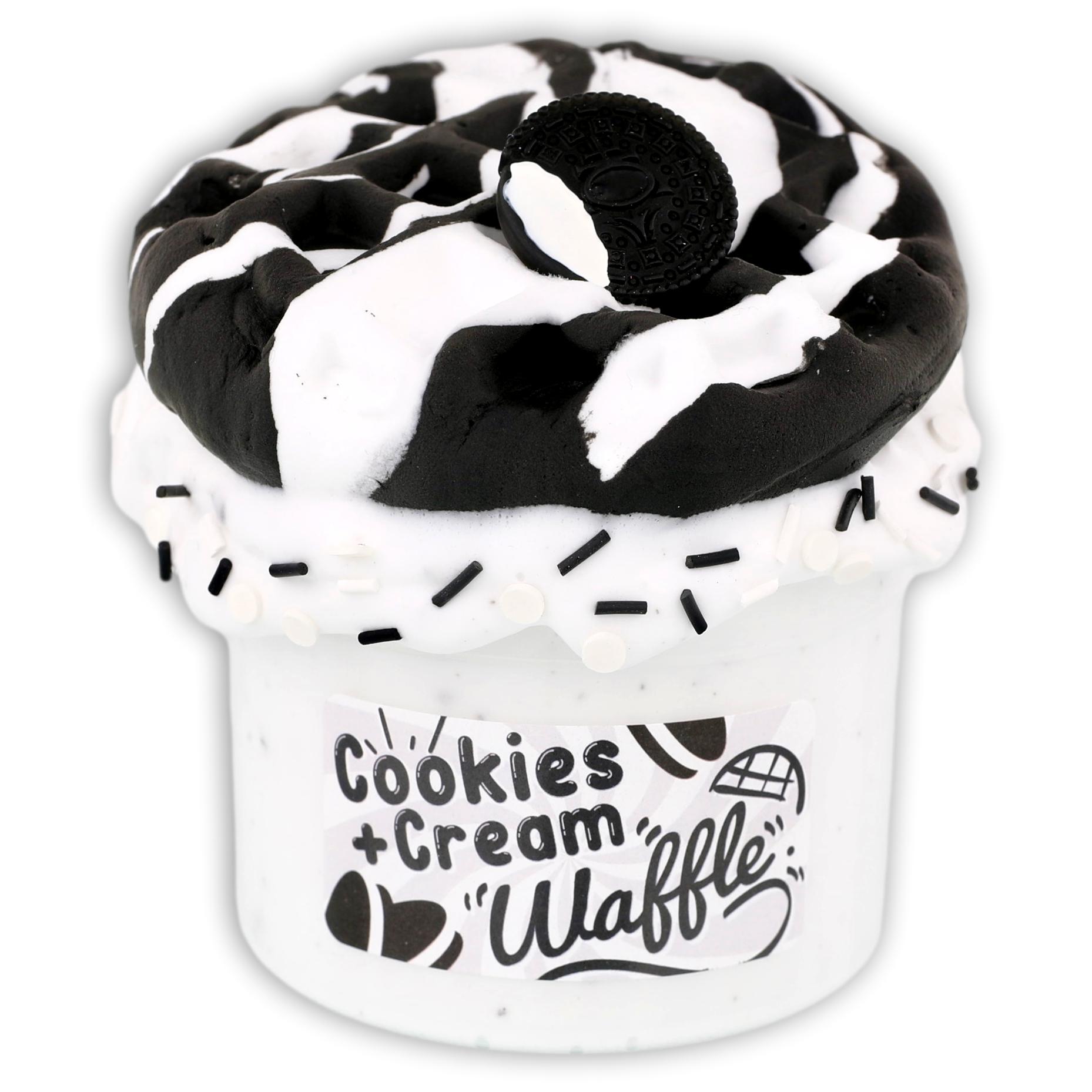 Cookies + Cream "Waffle" DIY Slime - Shop Slime - Dope Slimes