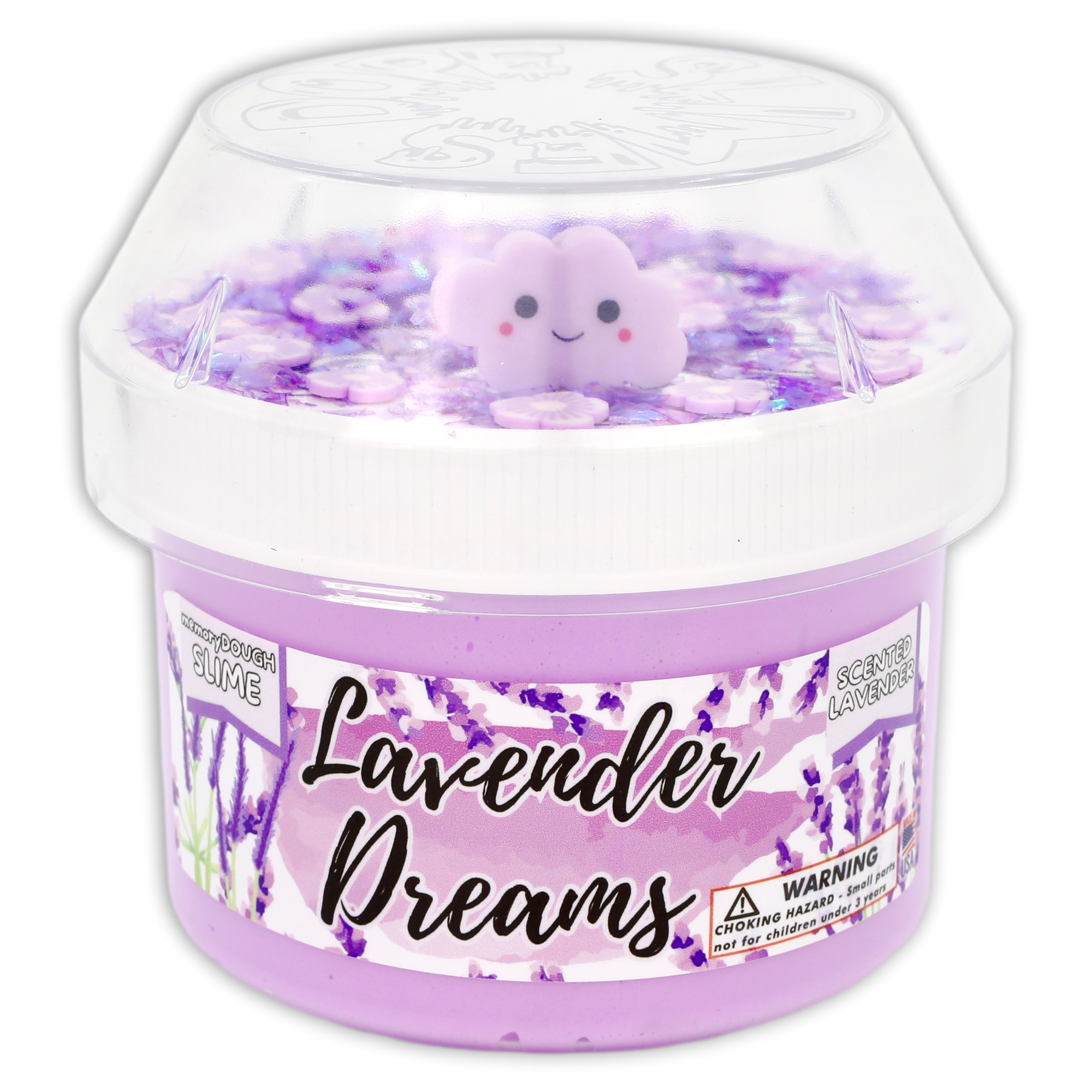 Lavender Dreams memoryDOUGH Scented Slime - Shop Slime - Dope Slimes