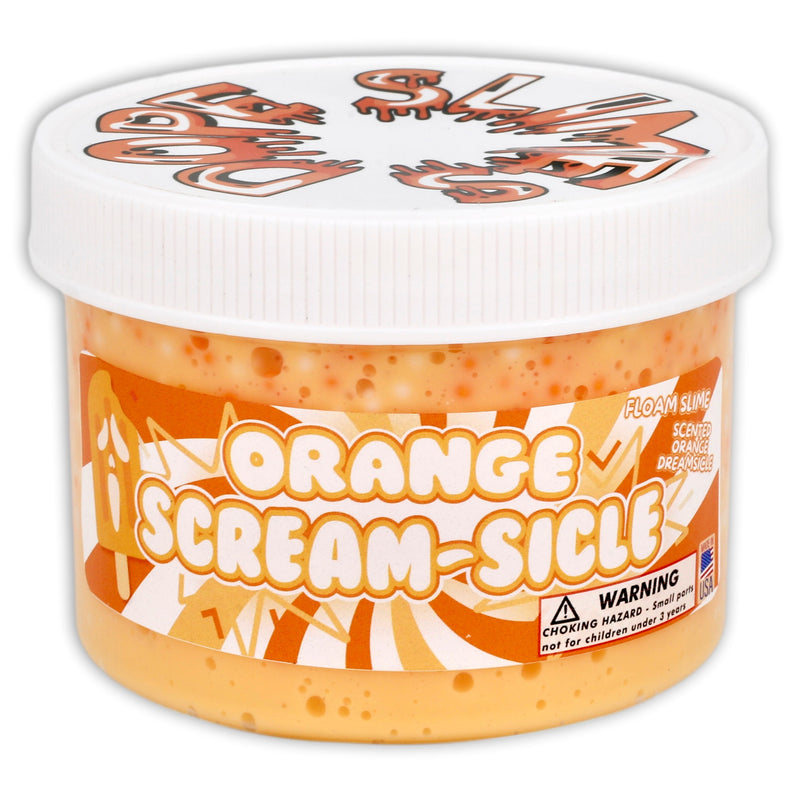 Orange Scream-Sicle Halloween Slime - Shop Slimes - DOPESLIMES