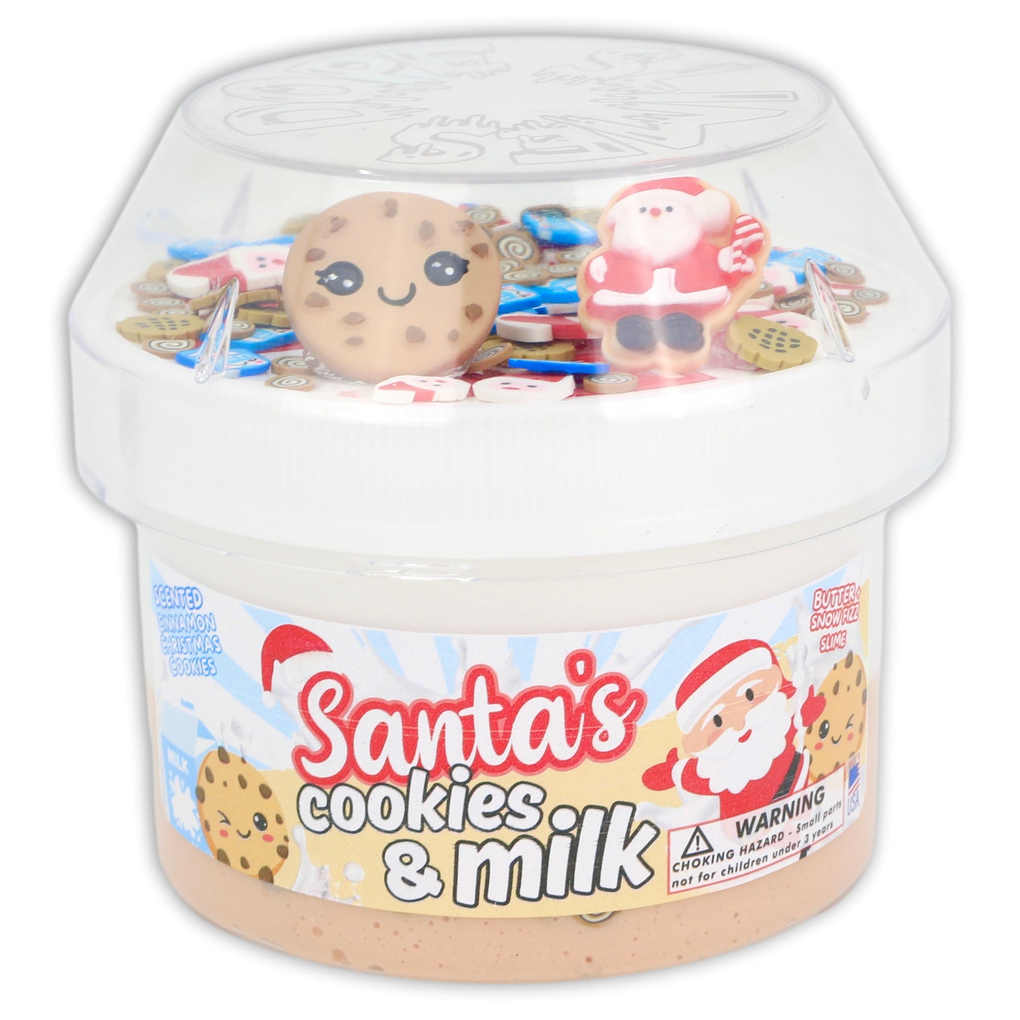 Santa's Cookies & Milk Hybrid Slime - Shop Christmas Slimes