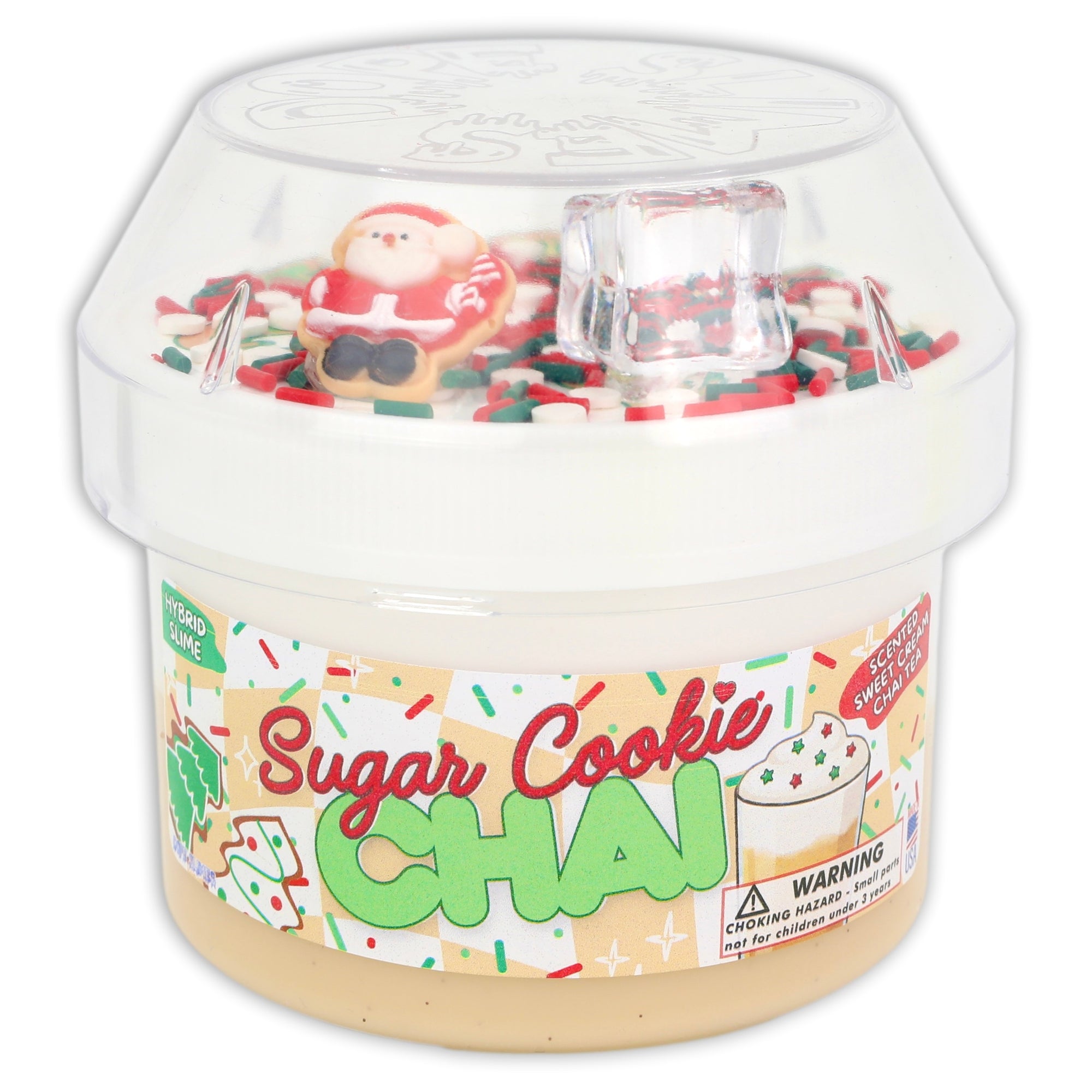 Sugar Cookie Chai Scented Hybrid Slime - Shop Holiday Slimes - DopeSlime