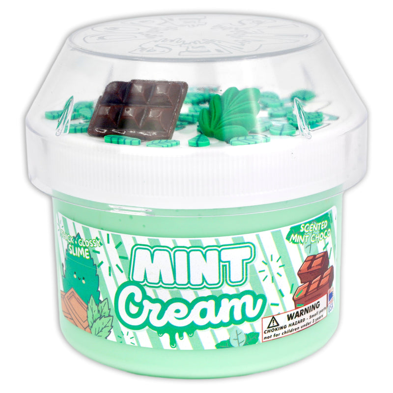 Mint Cream Slime Scented - Shop Thick & Glossy Slime - Dope Slimes