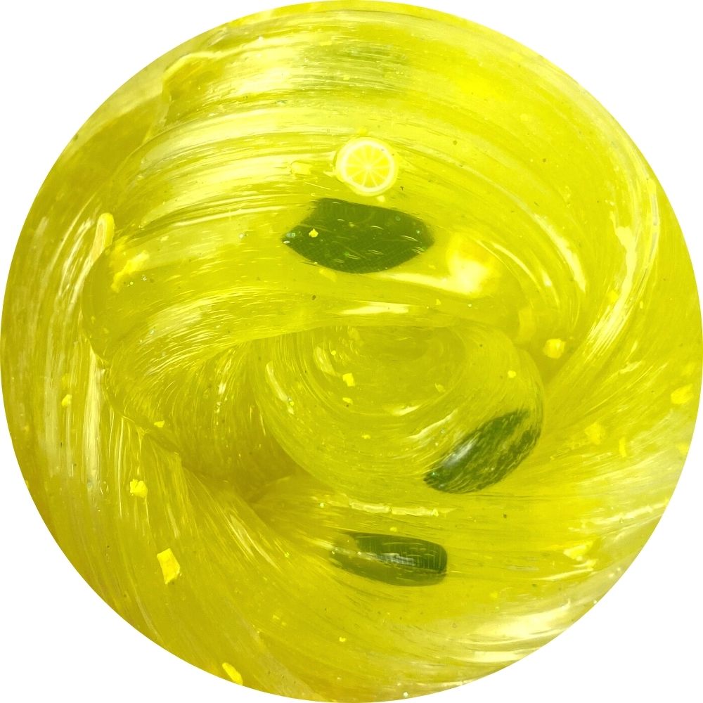 Lemon Mint Tea Clear Slime - Shop Slime - Dope Slimes