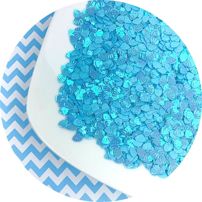 Holographic Sea Shell Glitter - Shop Slime & Craft Supplies