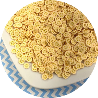 Jumbo Banana Fimo Slices