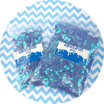 Holographic Snow Flakes - Buy Slimes & Craft Supplies