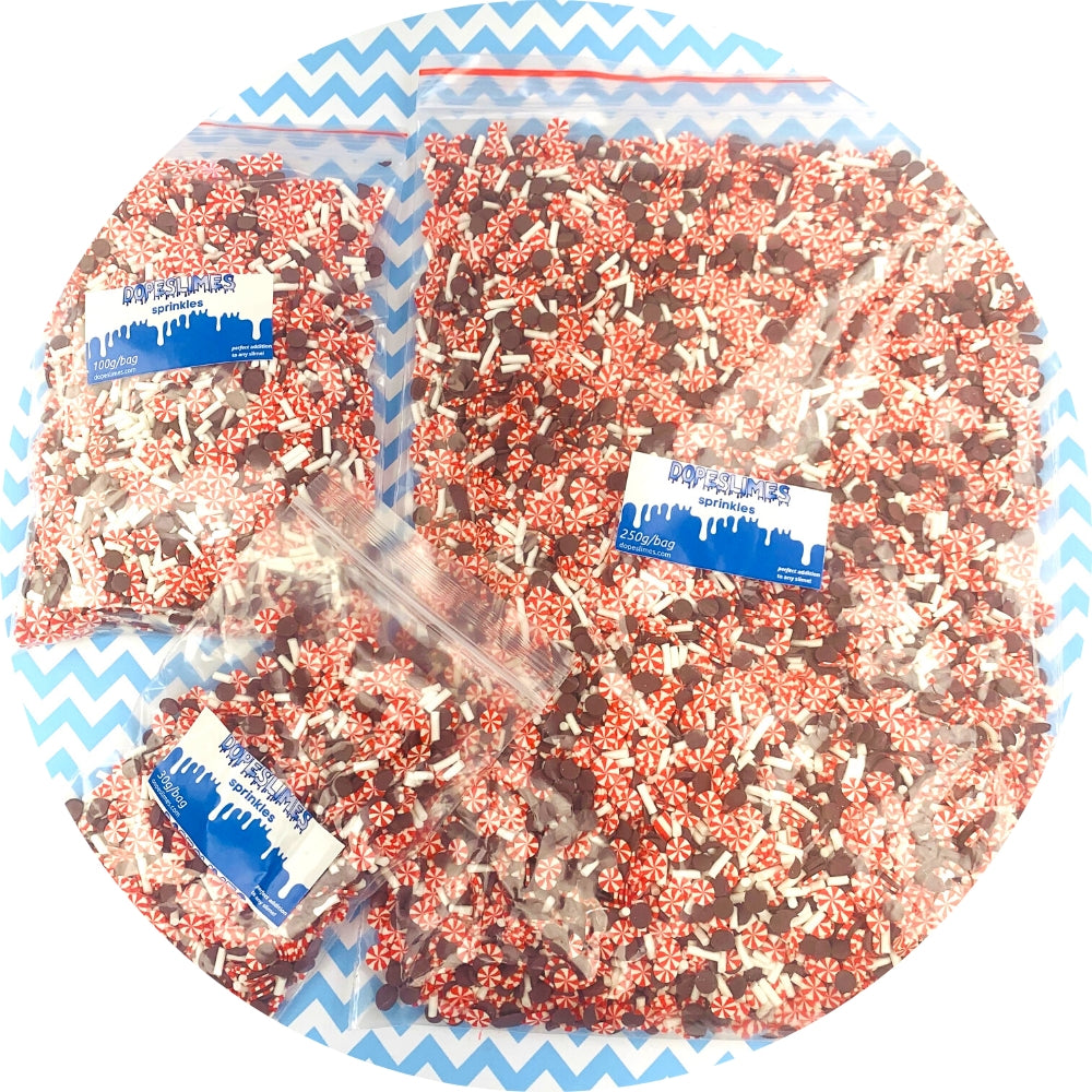 Peppermint Bark Sprinkle Mix - Shop Slime Supplies - Dope Slimes