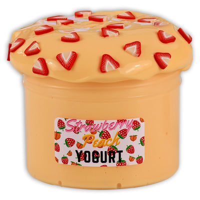 Strawberry Peach Yogurt Slime Scented - Shop Slime - Dope Slimes