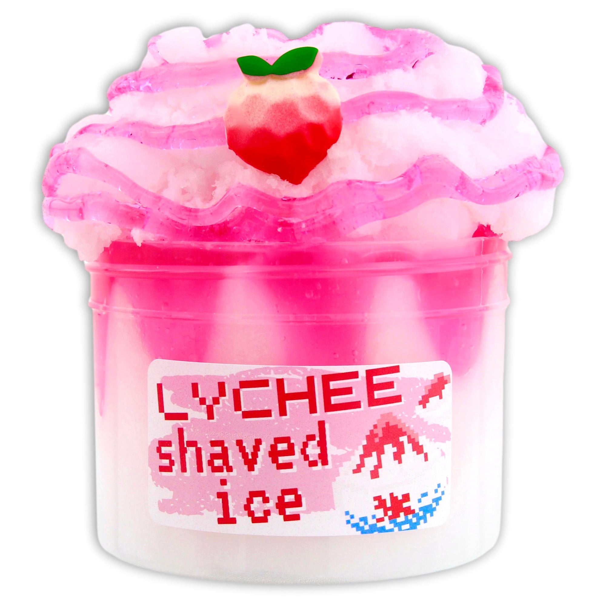 Lychee Shaved Ice Icee Slime - Shop Slime - Dope Slimes
