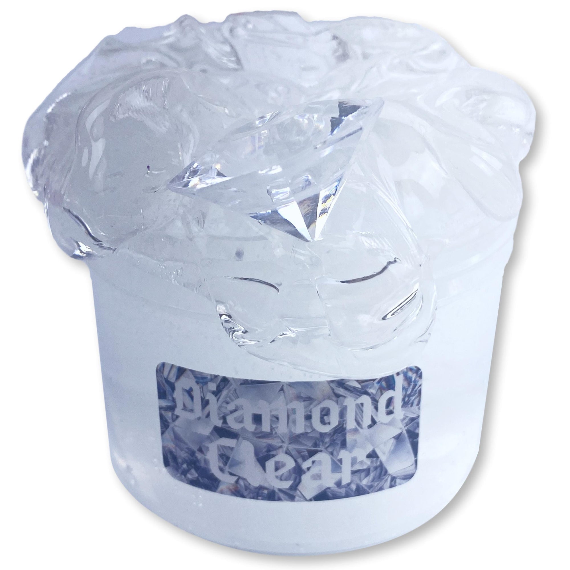 Diamond Clear Crystal Clear Slime - Shop Slime - Dope Slimes