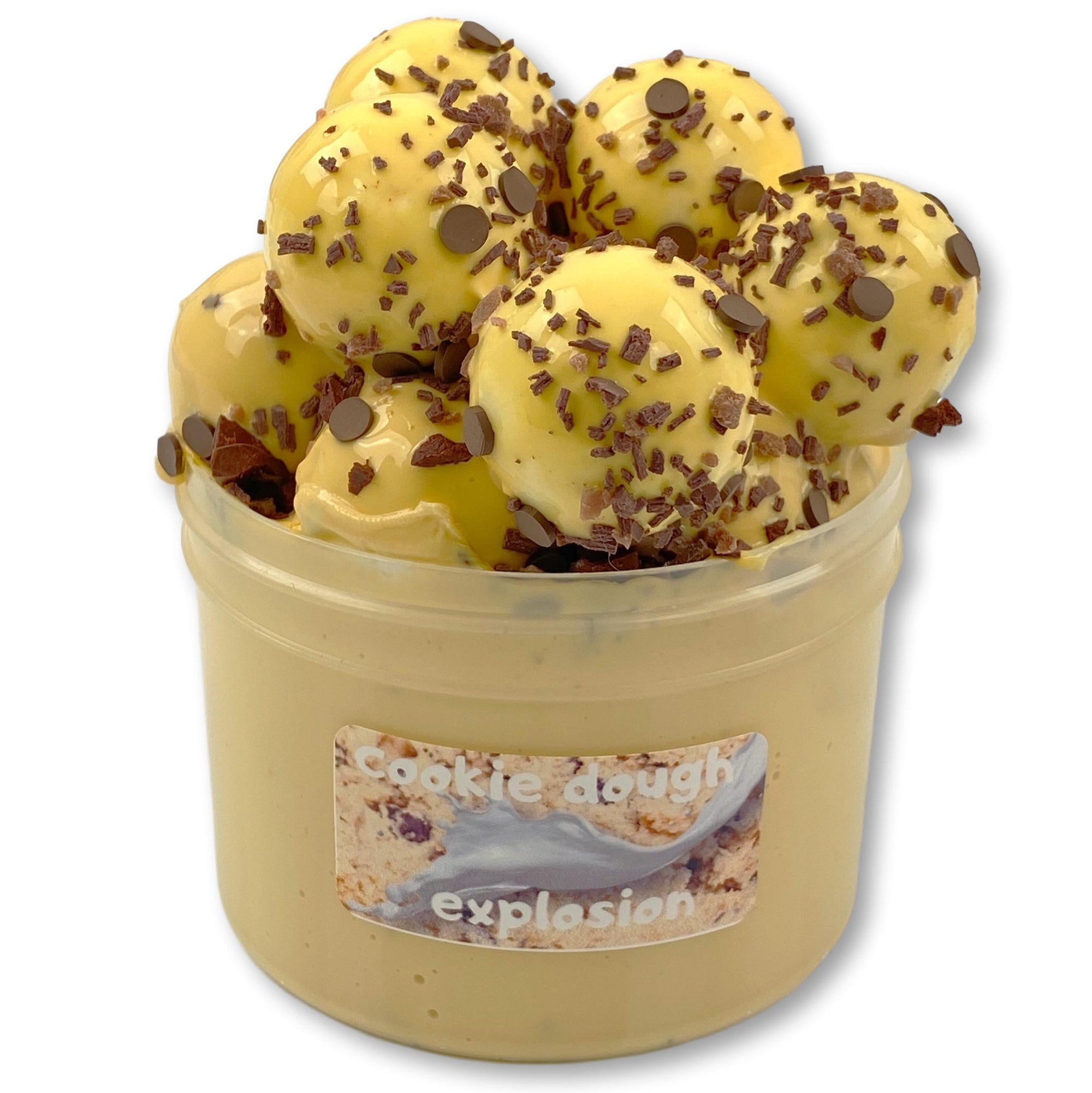 Cookie Dough Explosion Slime - Shop Slime - Dope Slimes