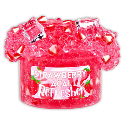 Strawberry Acai Refresher Slime Scented - Shop Slime - Dope Slimes