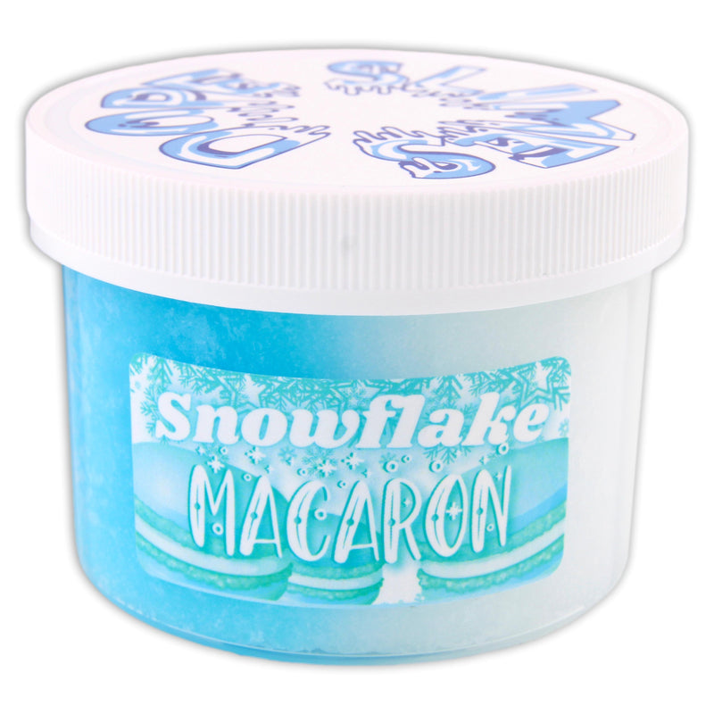 Snowflake Macaron Christmas Icee Slime - Shop Slime - Dope Slimes