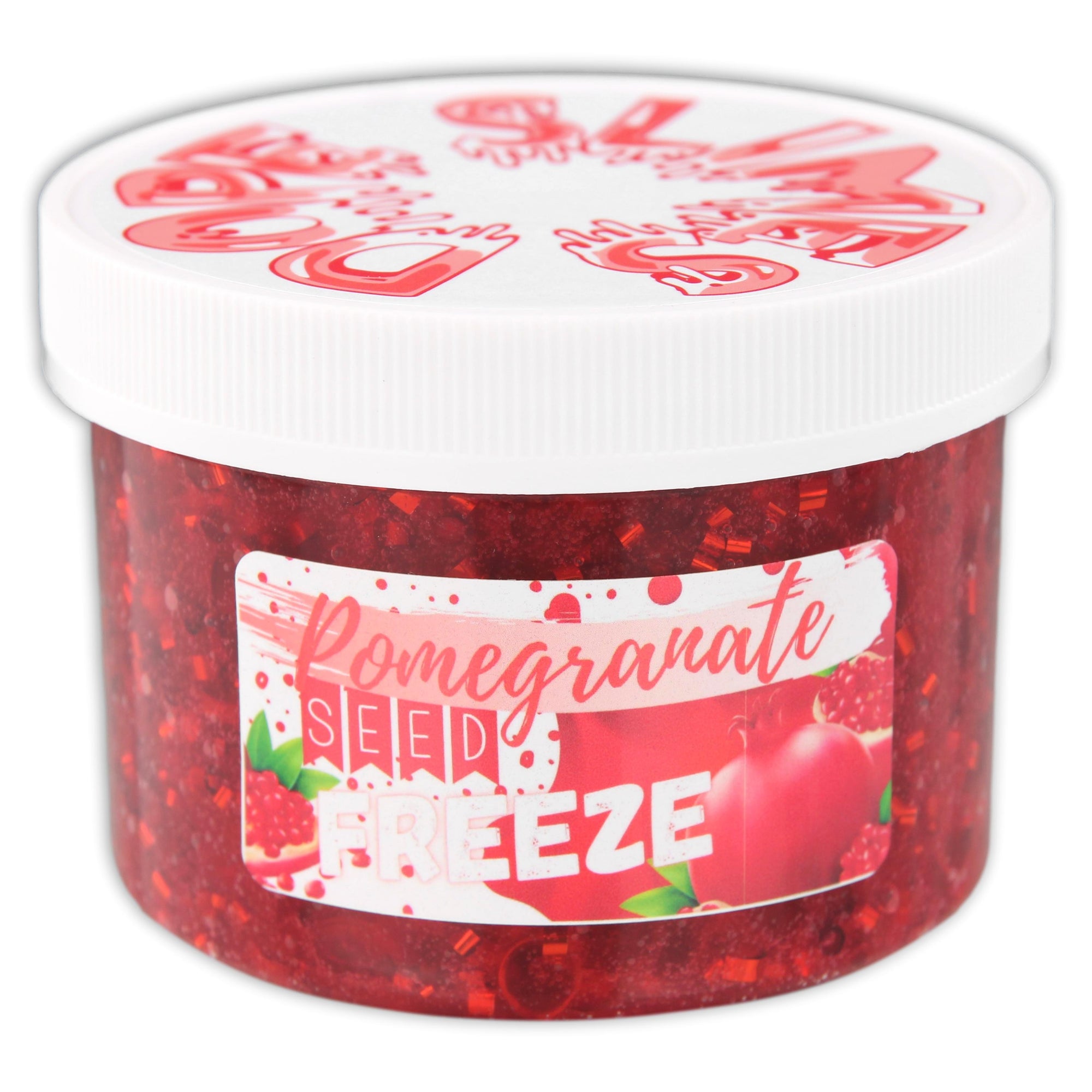 Pomegranate Seed Freeze Clear Bingsu Slime - Shop Slime - Dope Slimes
