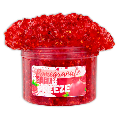 Pomegranate Seed Freeze Clear Bingsu Slime - Shop Slime - Dope Slimes