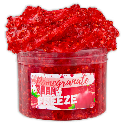Pomegranate Seed Freeze Clear Bingsu Slime - Shop Slime - Dope Slimes