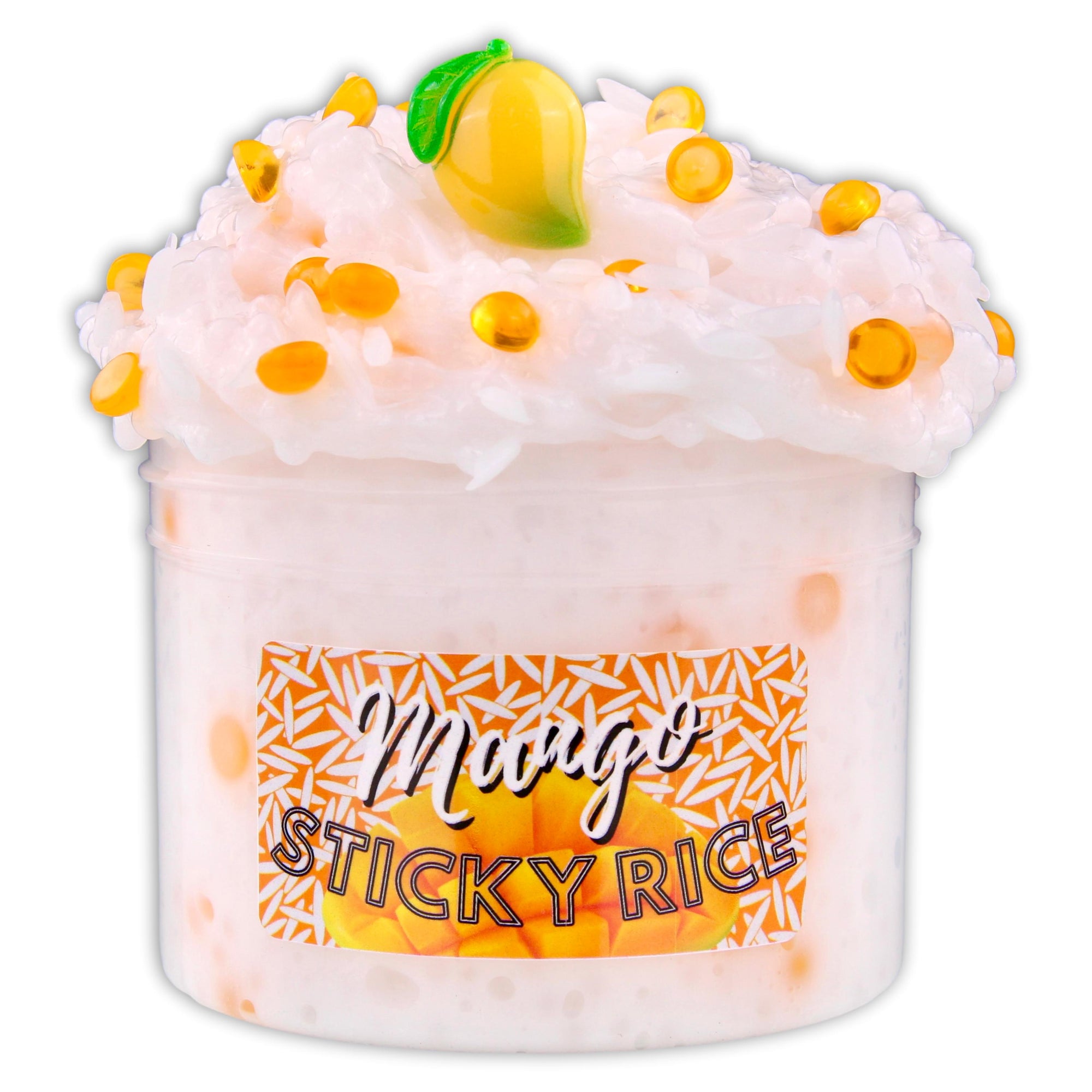 Mango Sticky Rice Slushee Slime - Shop Slime - Dope Slimes