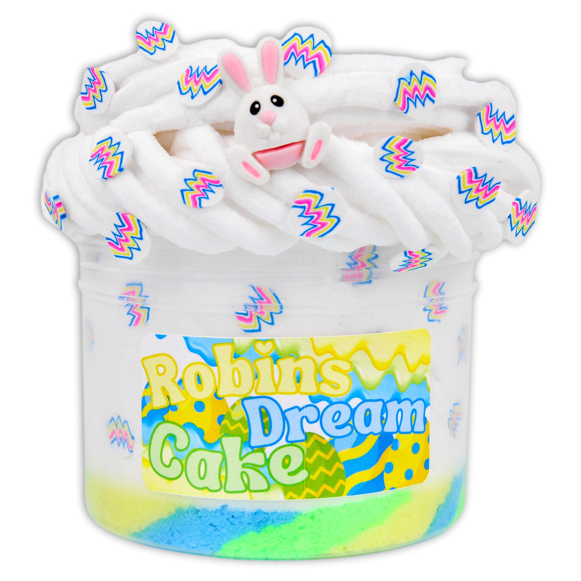 Robins Dream Cake Hybrid Easter Slime - Shop Slime - Dope Slimes