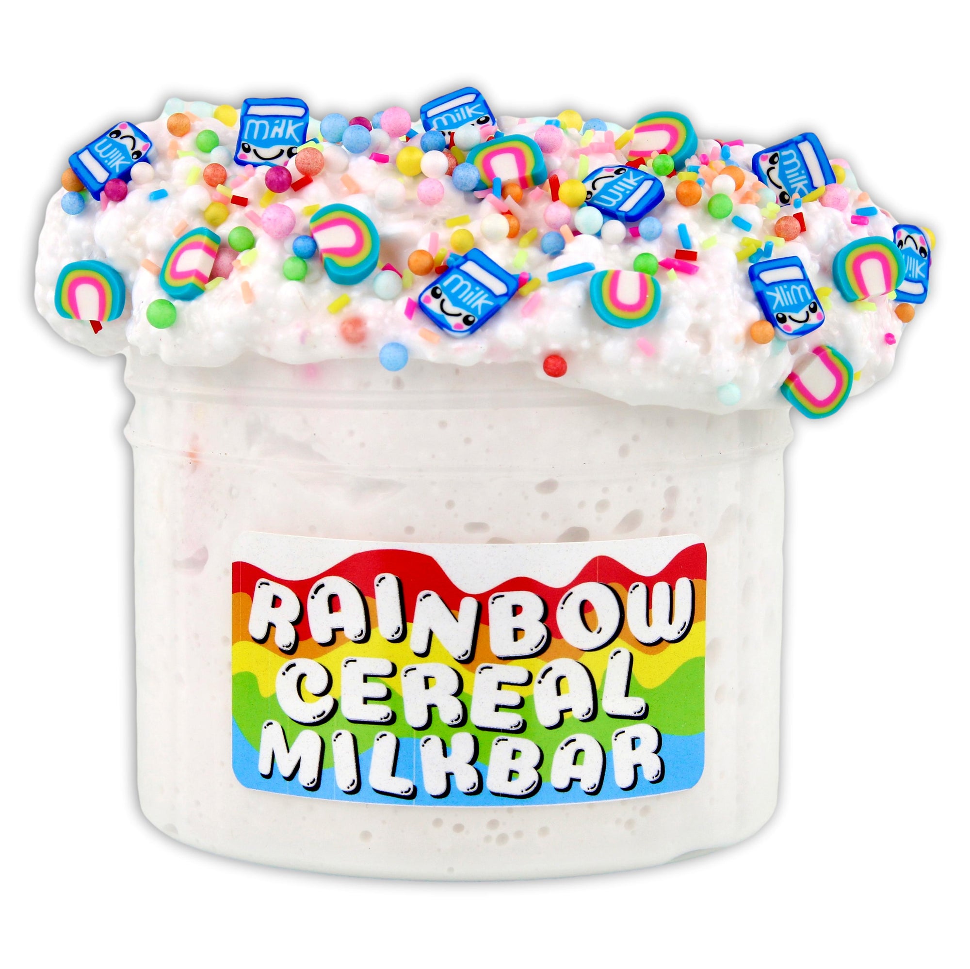 Rainbow Cereal Milkbar Floam Slime - Shop Slime - Dope Slimes