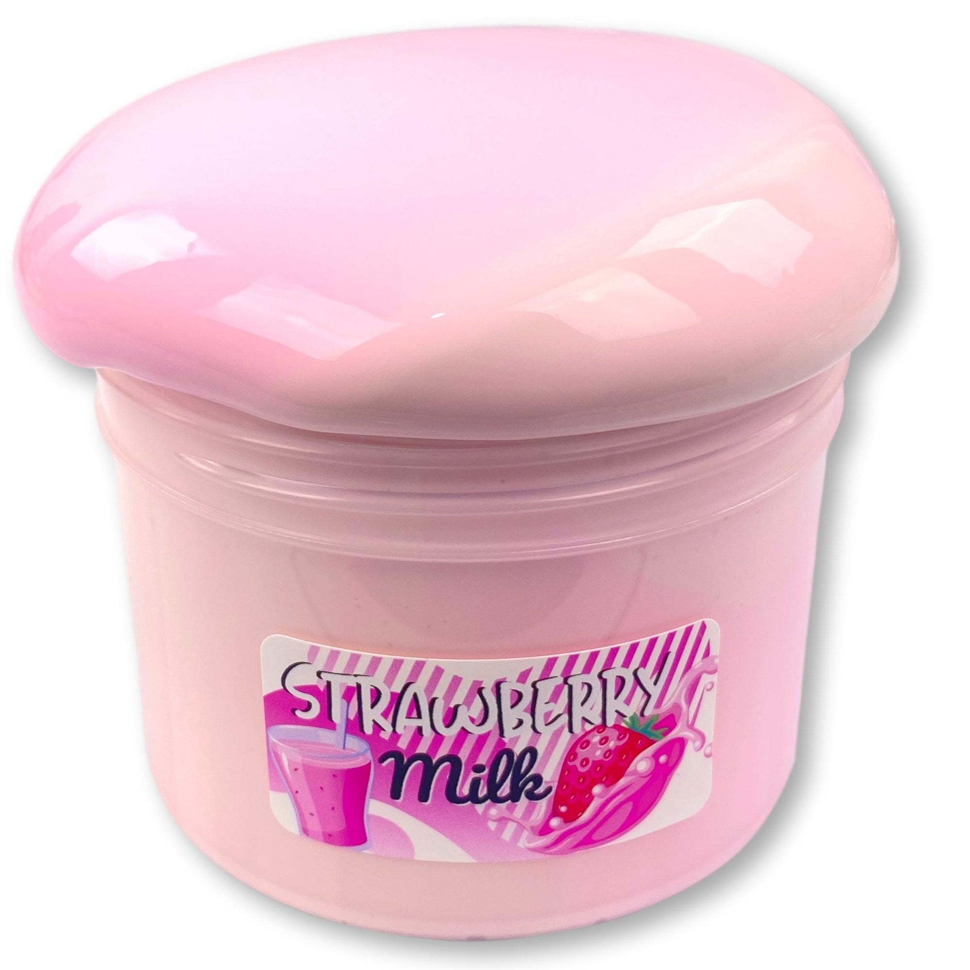 Strawberry Milk Thick & Glossy Slime - Shop Slime - Dope Slimes