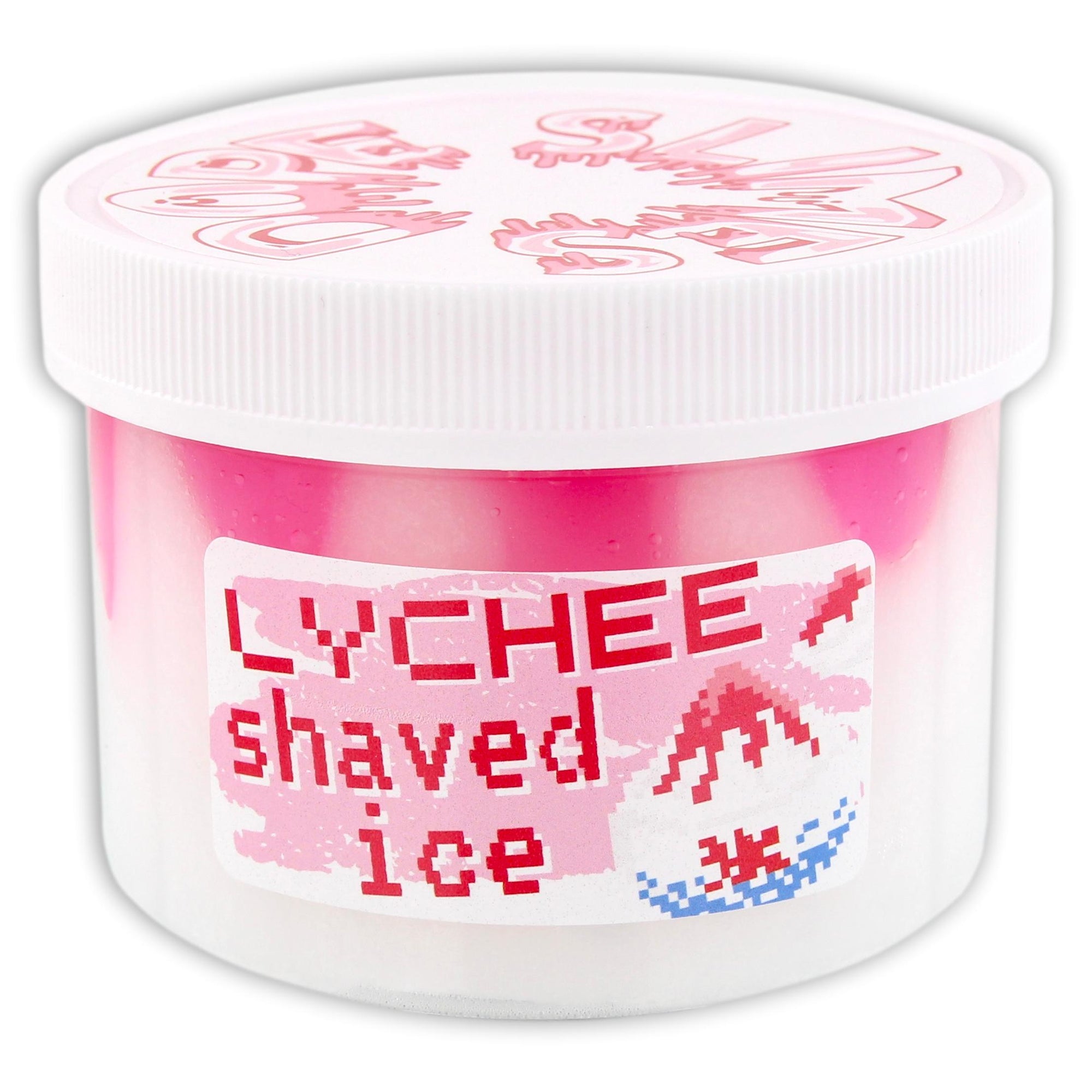 Lychee Shaved Ice Icee Slime - Shop Slime - Dope Slimes