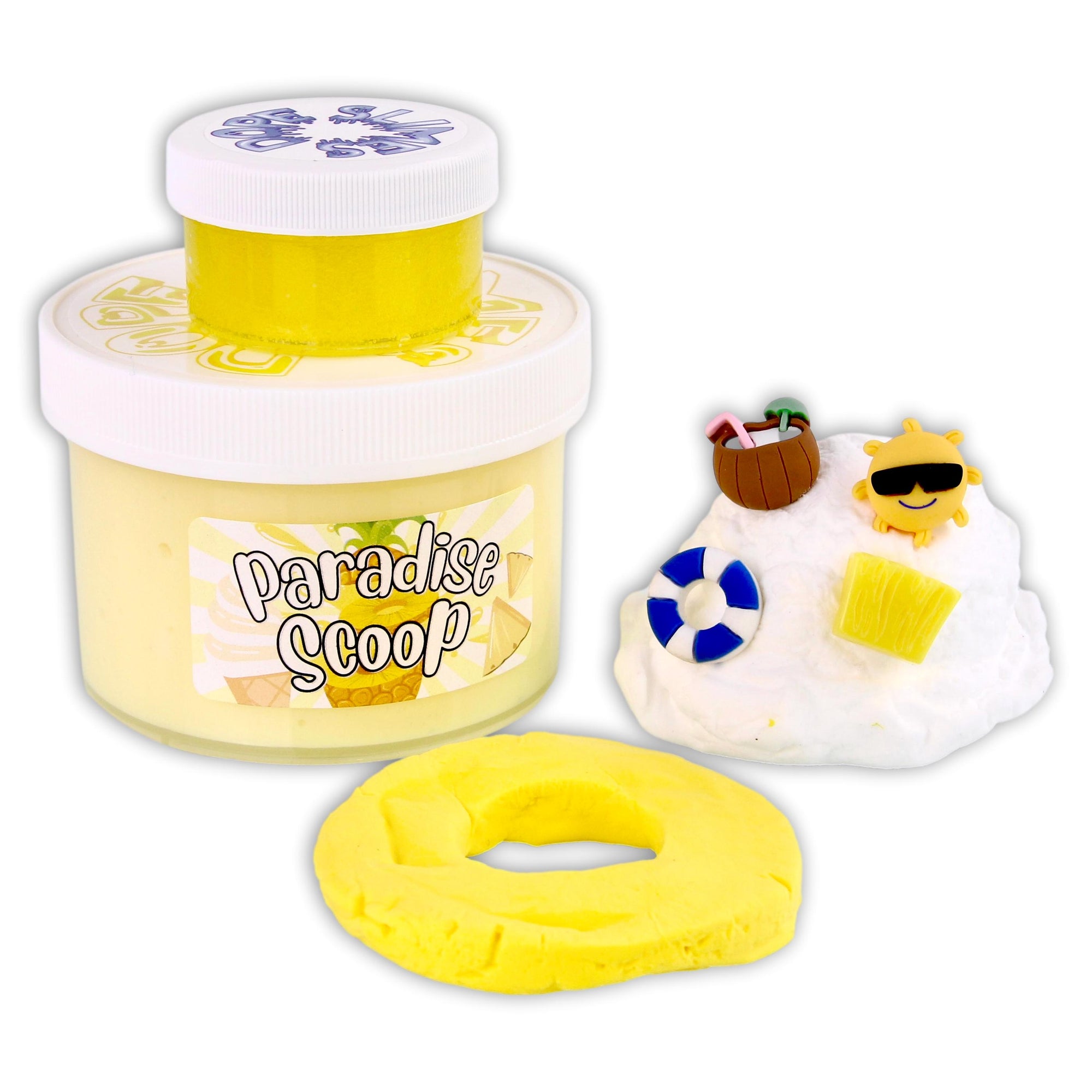 Paradise Scoop Pineapple Slime Kit - Shop Slime - Dope Slimes
