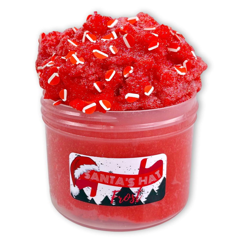 Santa Hat Frost Icee Christmas Slime - Shop Slime - Dope Slimes