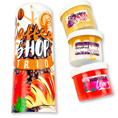 Coffee Shop Trio Slime Set - Shop Slime - Dope Slimes