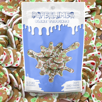 Gingerbread House Fimo - Slime Toppings - Slime Supplies
