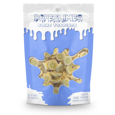 Jumbo Banana Fimo Slices