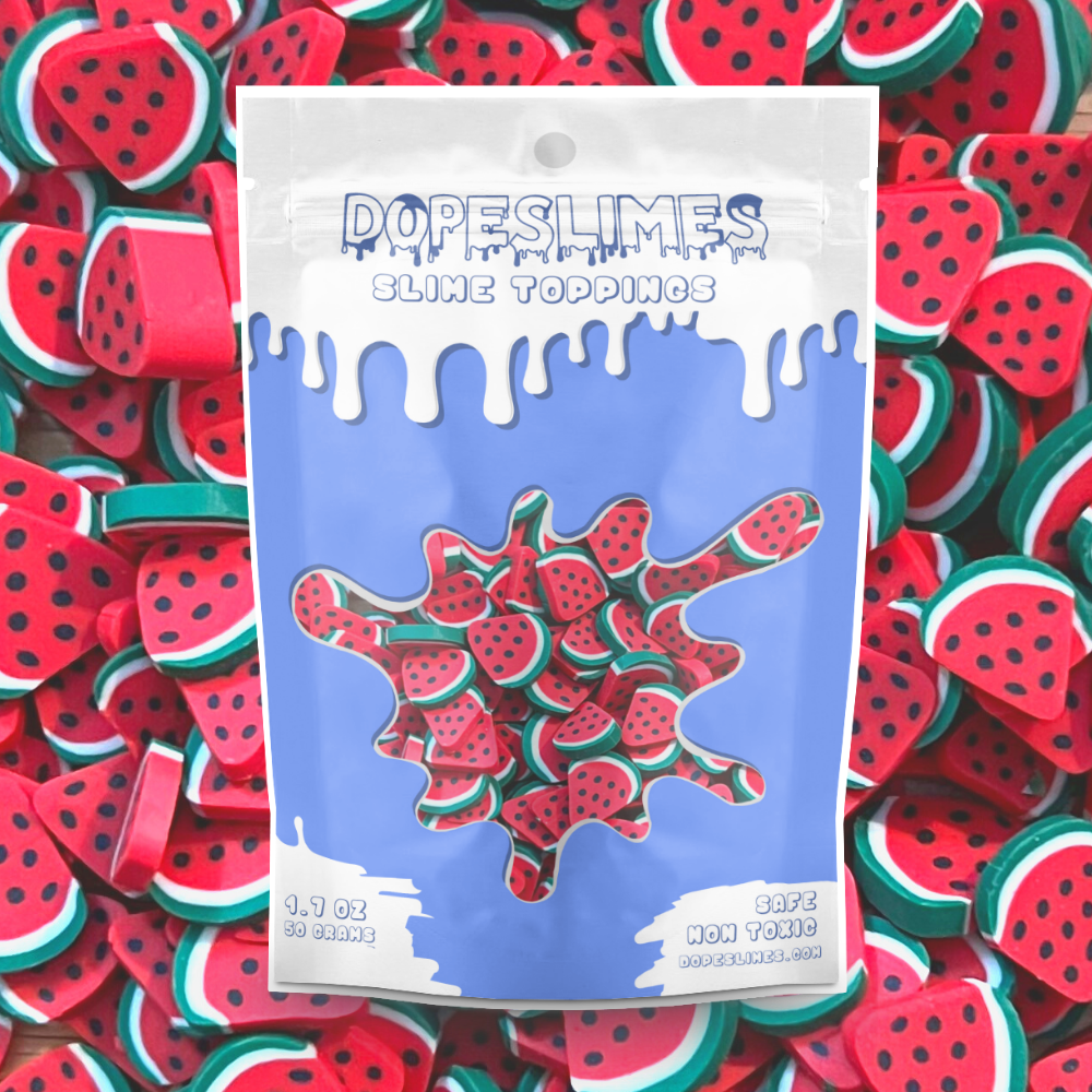 Jumbo Watermelon Fimo 10mm - Slime Toppings - Shop Slime Supplies